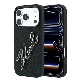 قاب کارل لاگرفلد Karl Lagerfel Leather Big Signature Resin Logo